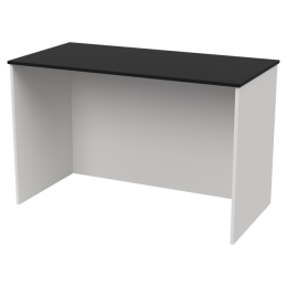 Стол офисный СТЦ-3 цвет Белый+Черный 120/60/75,4 см