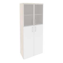 Шкаф высокий широкий O.ST-1.7 R Денвер светлый/Белый