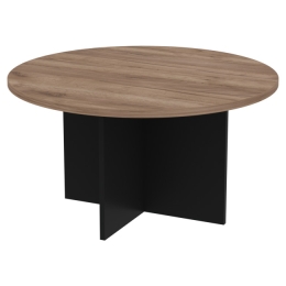 Журнальный стол СТК-14 цвет Черный + Дуб Крафт 80/80/43 см