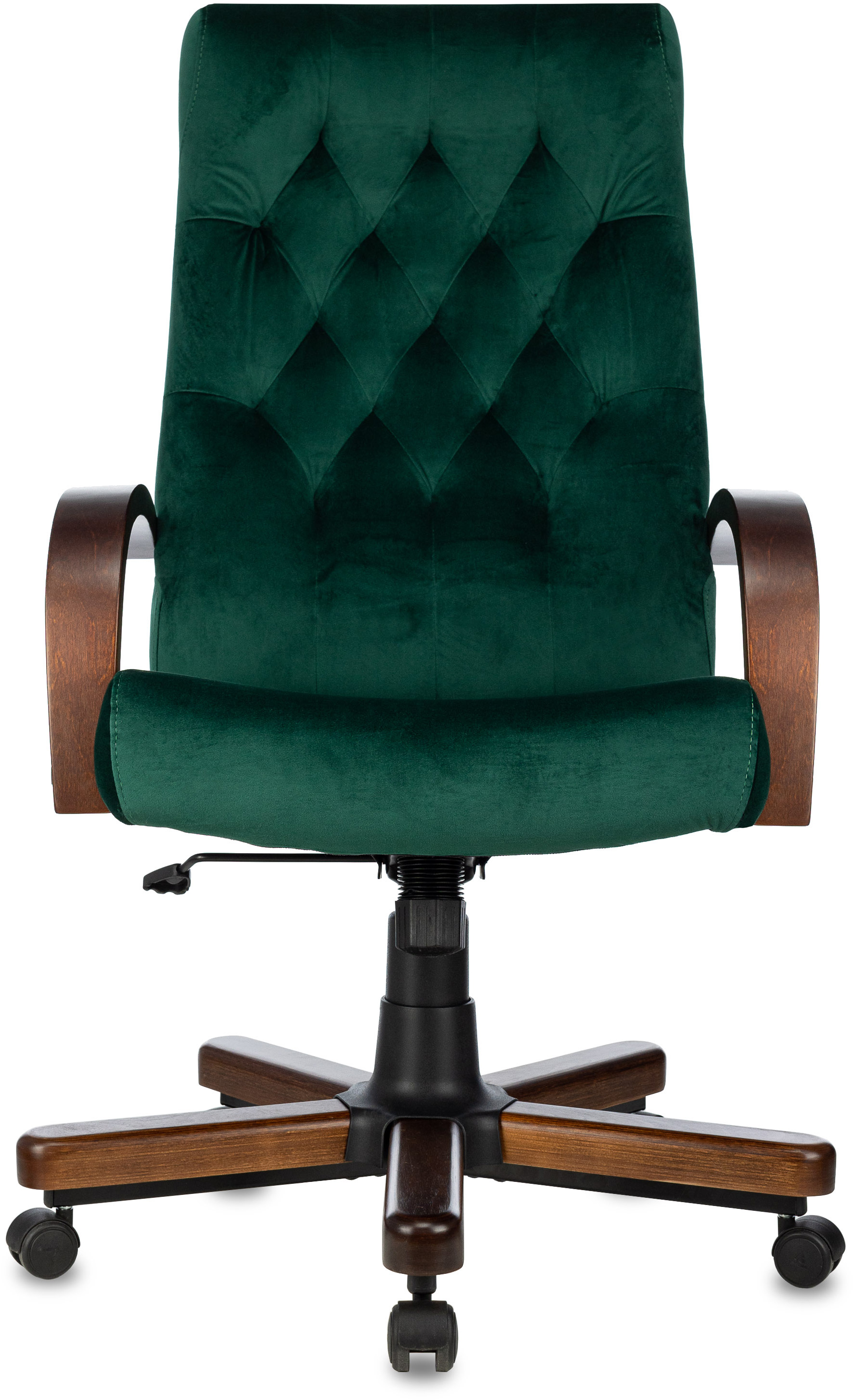 Кресло руководителя Бюрократ T-9928WALNUT/FABR/GN