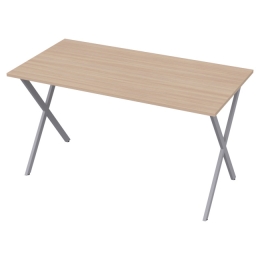 Стол на металлокаркасе СМХ-48 Цвет Дуб Молочный 140/73/76