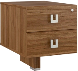 Тумба подвесная с 2 ящиками SOLID SOL29730103 Орех