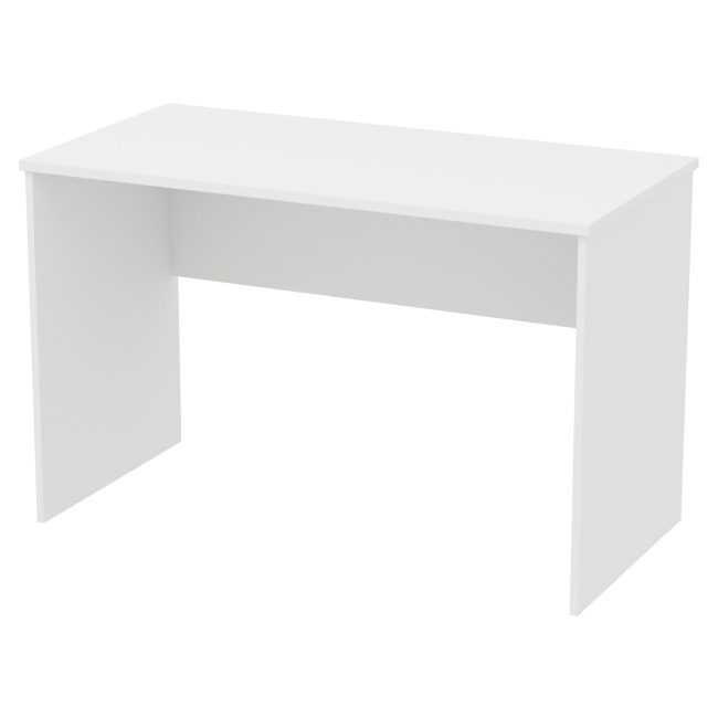 Офисный стол белого цвета СТ-47 120/60/76 см