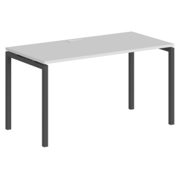 Стол 1400х700х750 SG.205.WH.44.AN белый каркас антрацит