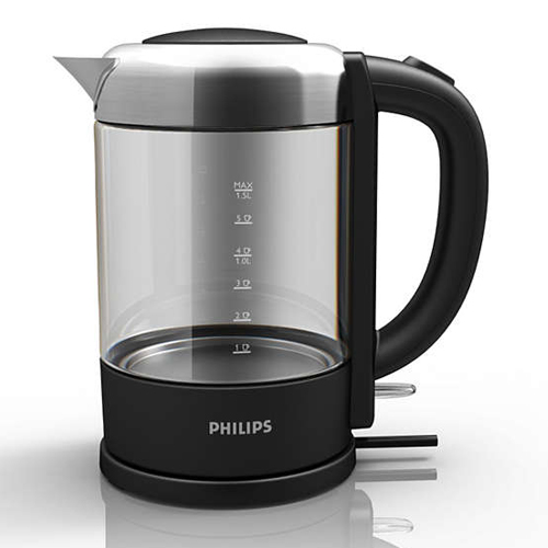 Чайник Philips HD9340 черный (стекло)
