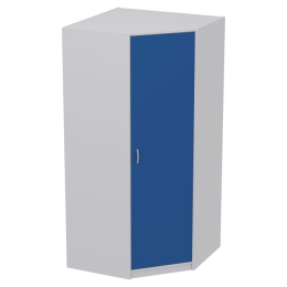 Шкаф для одежды ШУ-1 цвет Серый+Синий