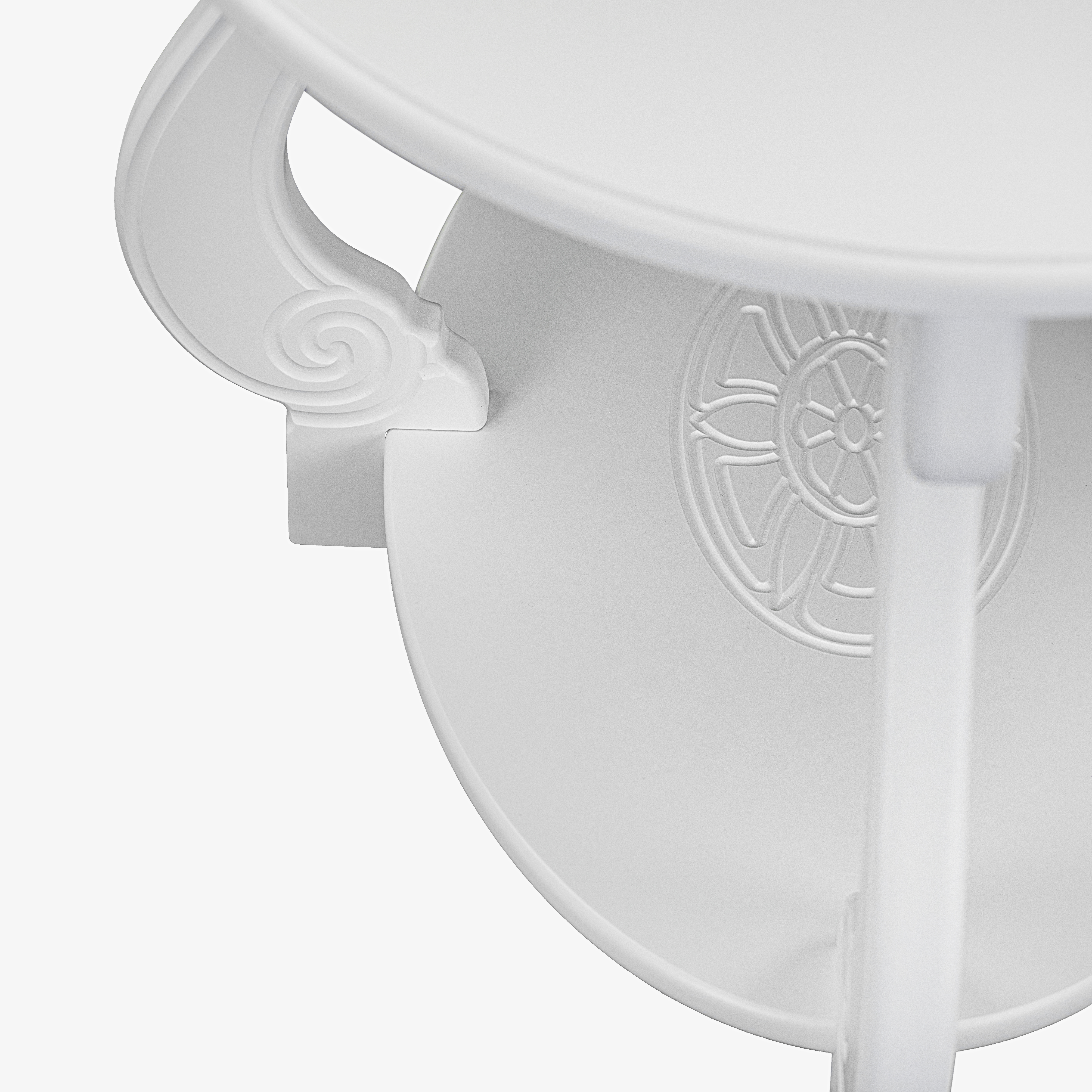 Стол журнальный Овация (М) ЛАЙТ белый