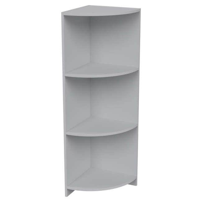 Офисный стеллаж угловой СУ-62 цвет Серый 37/37/123 см