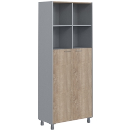 Шкаф для документов Offix-NEW OHC-87.6 Дуб Сонома 88*45*215 см