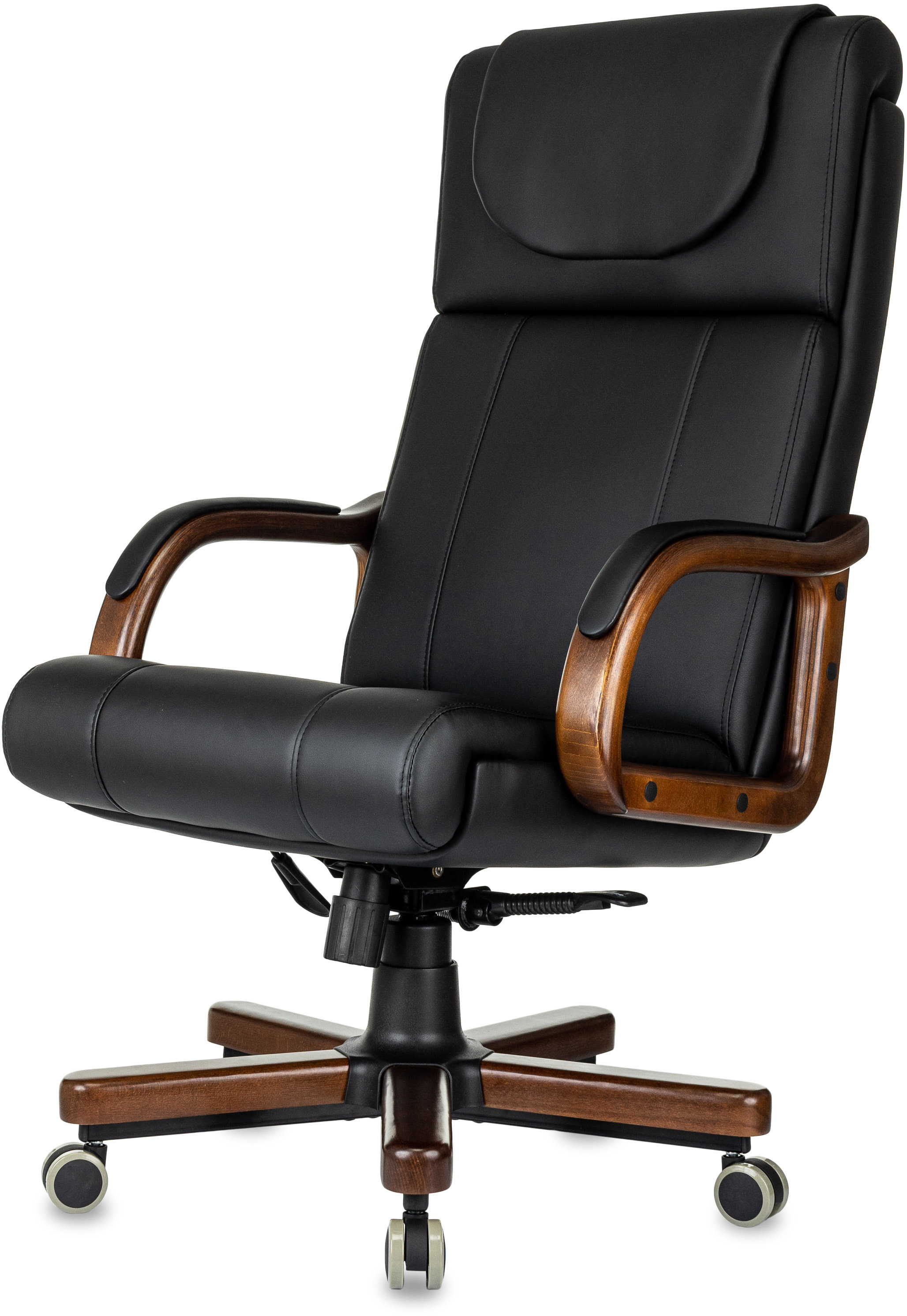 Кресло руководителя Бюрократ T-9933WALNUT/ECO-B