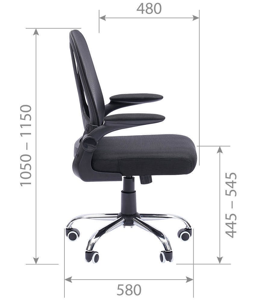 Офисное кресло CHAIRMAN CH650 черный