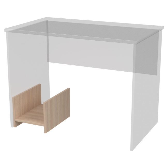 Подставка для системного блока БК-2 цвет Дуб Молочный 30/40/24 см