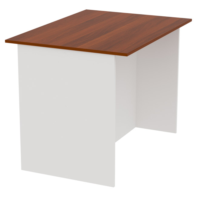 Переговорный стол  СТСЦ-2 цвет Белый+Орех 100/73/75,4 см
