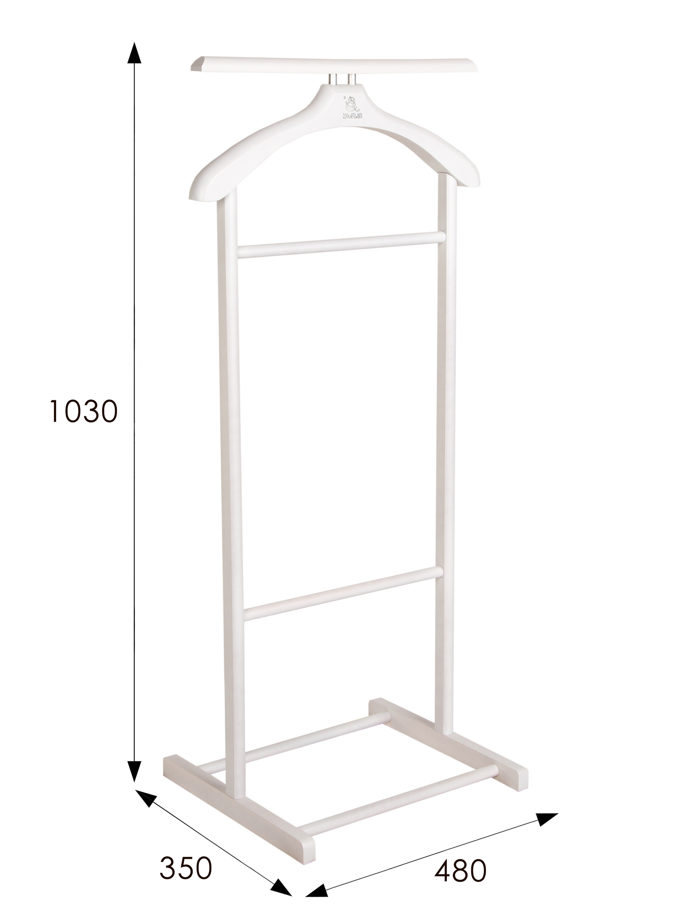 Вешалка костюмная В 21Н белый