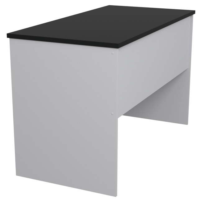Стол для офиса СТ-47 цвет Серый-Черный 120/60/76 см