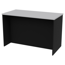 Переговорный стол СТСЦ-47 цвет Черный+Серый 120/60/76 см