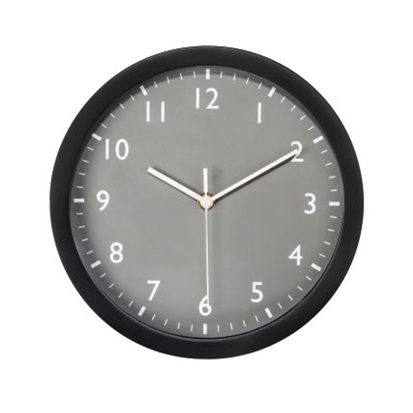 Часы настенные Hama Pure серый