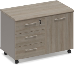 Тумба для оргтехники топ МДФ Мокко-Вяз МР 261 МП/ВЛ/ВЛ 83/45/57 см