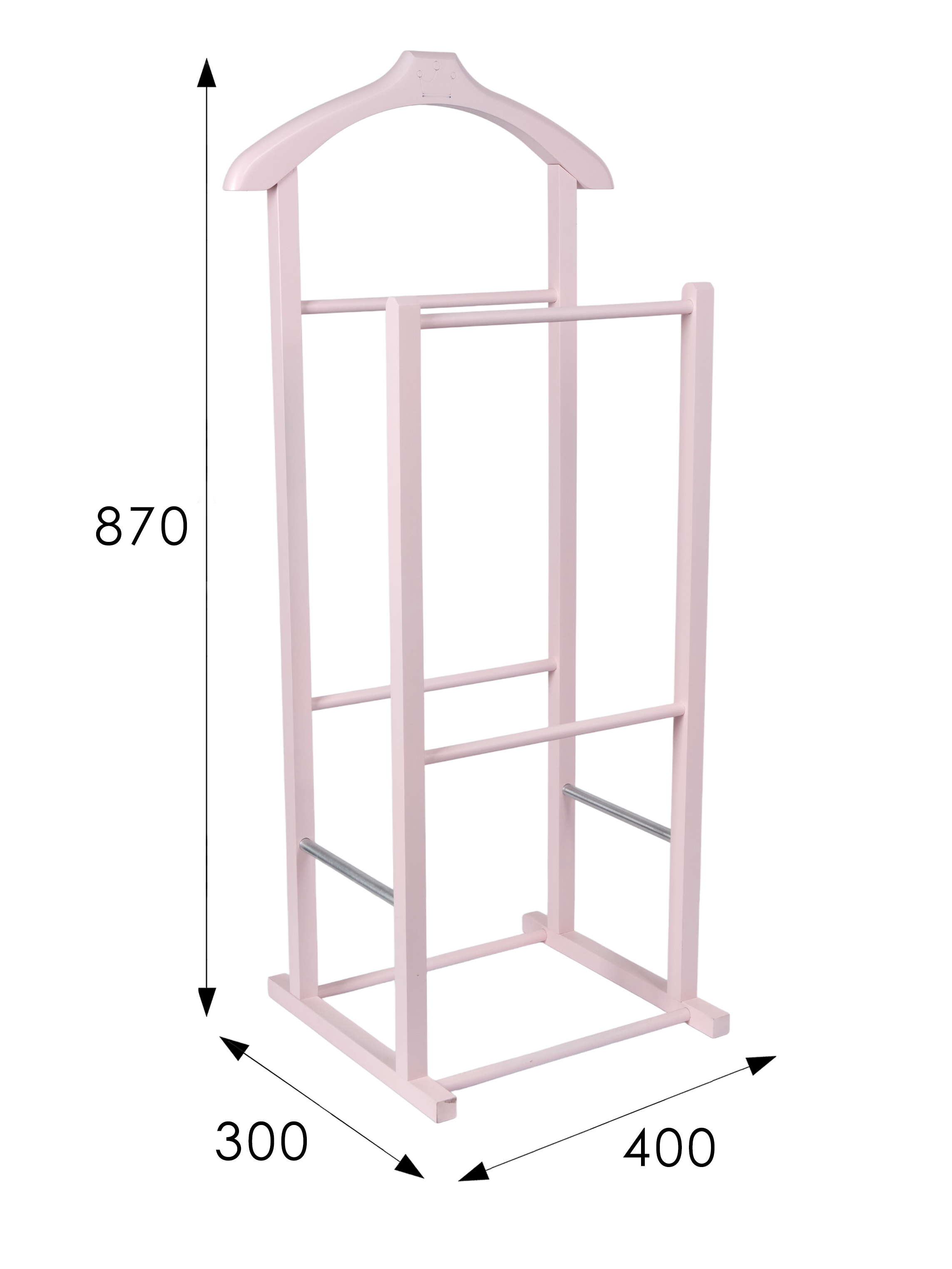 Вешалка костюмная детская В 28Н розовый