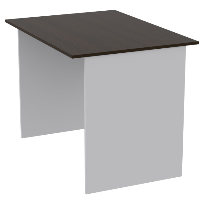 Офисный стол СТ-2 цвет Серый+Венге 100/73/75,4 см