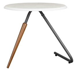 Стол журнальный Дуэт 7Н белый/серый бетон/бук