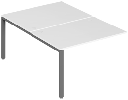 Приставка к столу TREND metall цвет белый 120/147/75