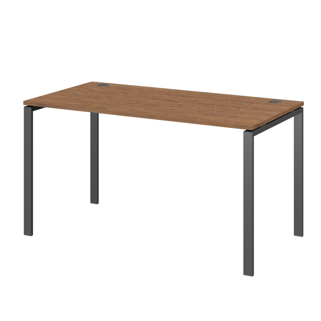 Стол на металлокаркасе АМ-005 Орех/Антрацит 180x73x76 см