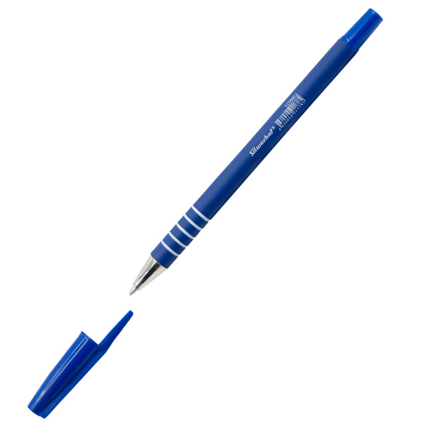 Ручка шариковая Silwerhof SILKEN 0,7мм синие чернила