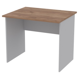 Офисный стол СТ-8 цвет Серый+Дуб Крафт 90/73/76 см