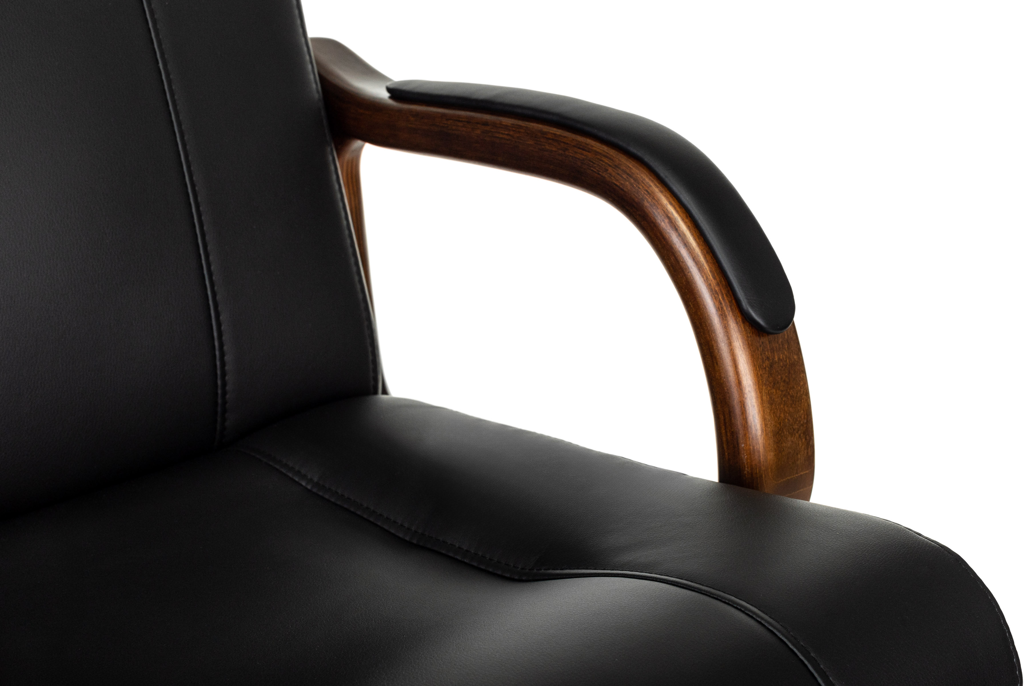 Кресло руководителя Бюрократ T-9933WALNUT/ECO-B