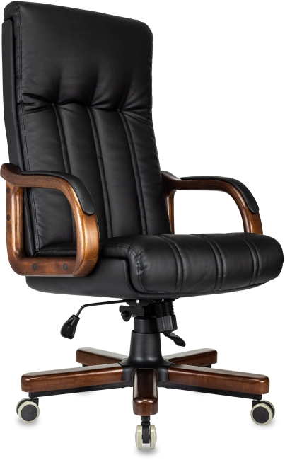 Кресло руководителя Бюрократ T-9932WALNUT/ECO-B