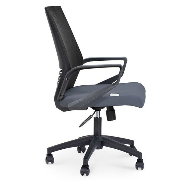 Офисное кресло премиум Эрго black LB Черный/Серый