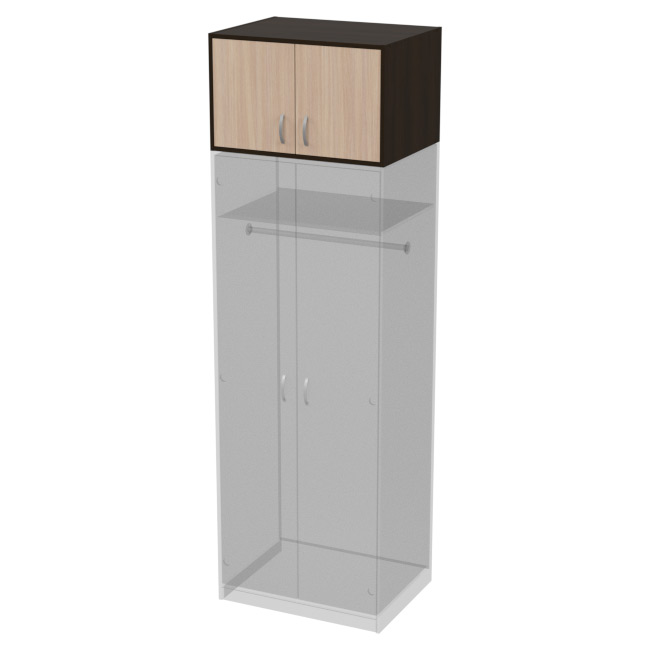 Антресоль АН-06 цвет Венге+Дуб Молочный 77/58/48