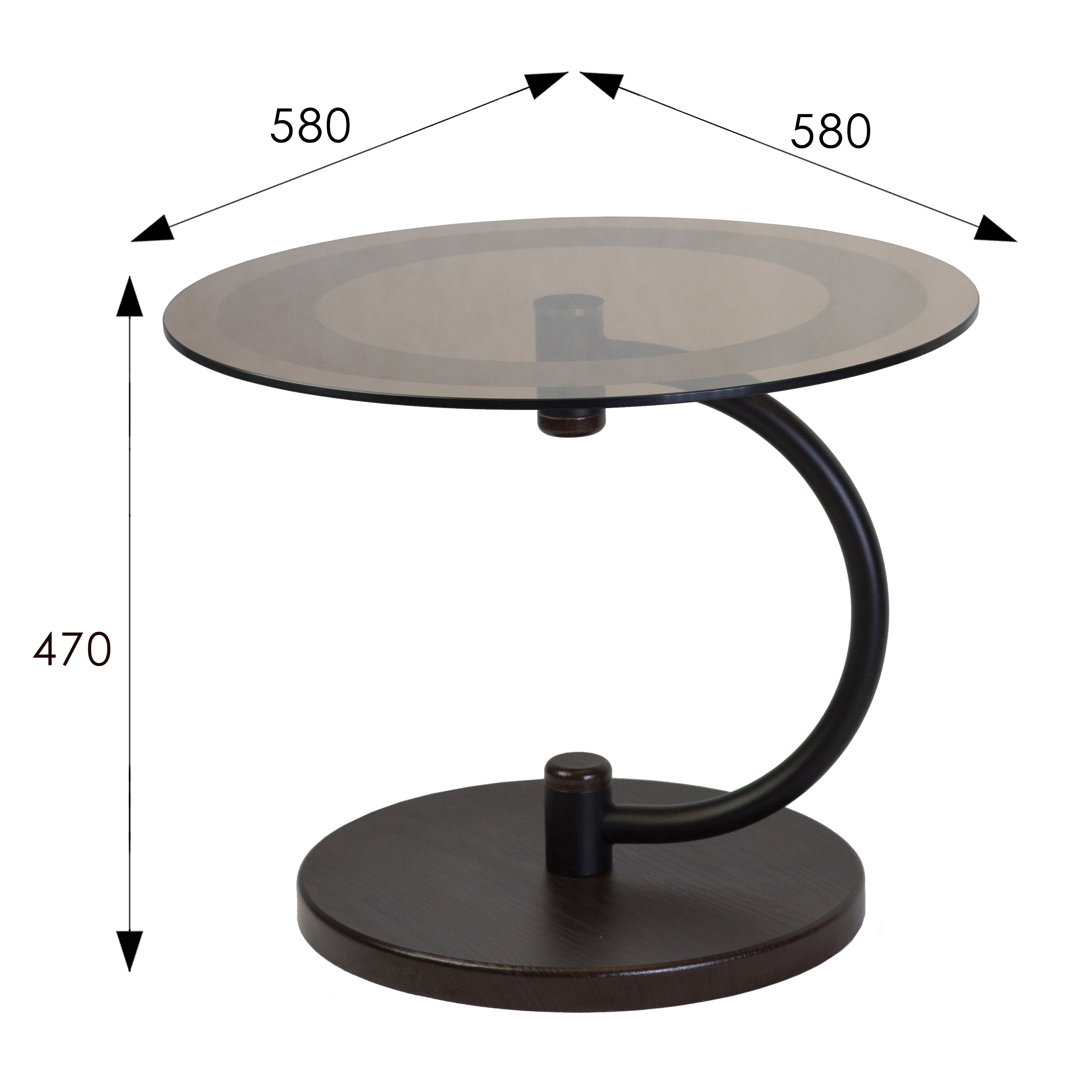 Стол журнальный Дуэт 13Н венге
