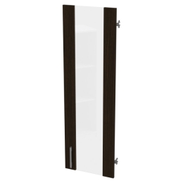 Дверь в рамке ДВ-62+С-17МВ Венге стекло прозрачное 36,5/1,6/113,1