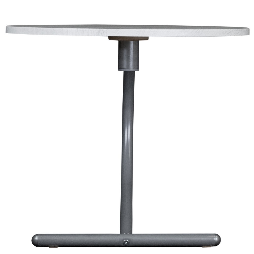 Стол журнальный Дуэт 14 дуб дымчатый/металлик