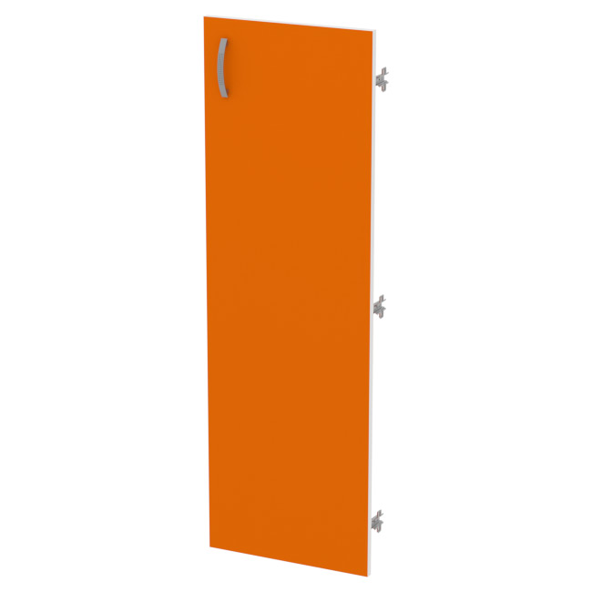 Дверь средняя ДВ-61 Оранж+Белый