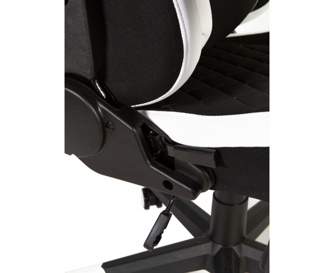 Игровое кресло Norden LOTUS EVO RF-8106B FABRIC черно-белая ткань