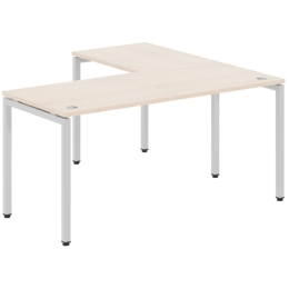Стол офисный угловой XTEN-S XSCT 1615 Алюминий Бук Тиара