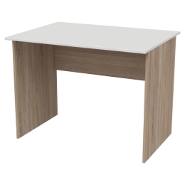 Офисный стол СТ-2 цвет Дуб Сонома + Белый 100/73/75,4 см