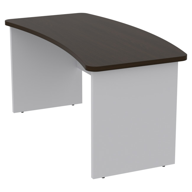 Стол руководителя РК-16 цвет Серый+Венге 160/80/76 см