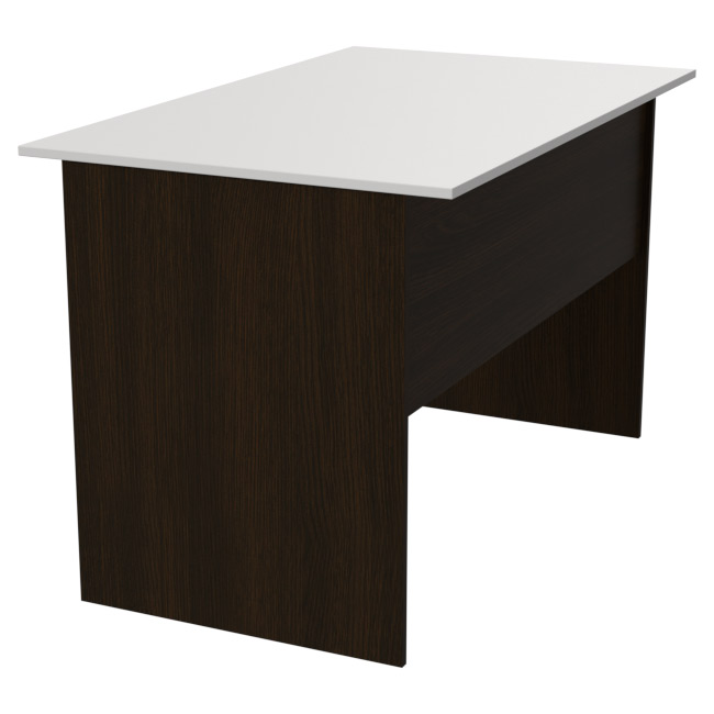 Офисный стол СТ-4 цвет Венге+Белый 120/73/75,4 см