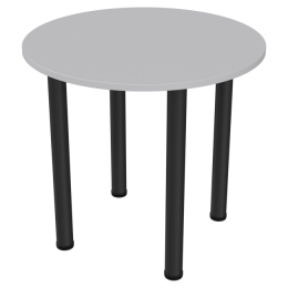 Круглый стол для переговоров СХК-14 цвет Серый опора черная 80/80/74 см