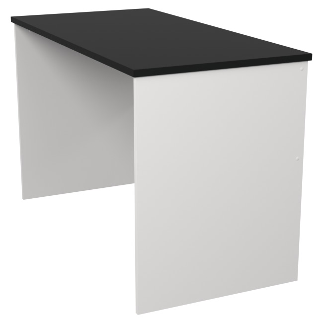 Стол для офиса СТ-47 цвет Белый + Черный 120/60/76 см