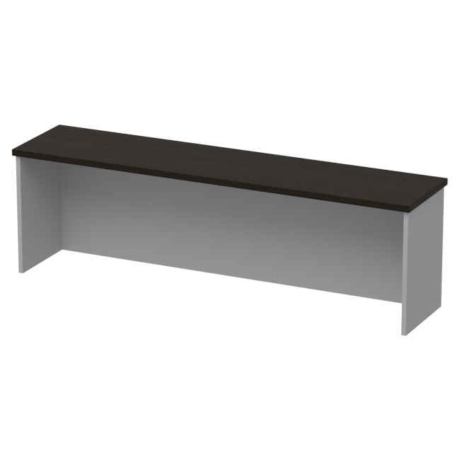 Надставка на стол Н-73 цвет Серый + Венге 140/32/42 см