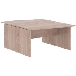 Стол офисный двойной XTEN X2CT 149.1 Дуб Сонома 140/180/75 см