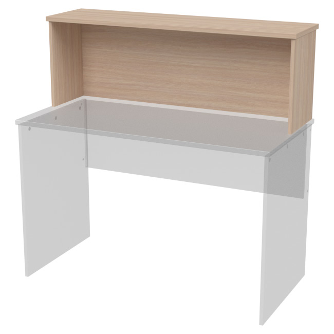 Надставка на стол Н-23 цвет дуб Молочный 120/32/42 см