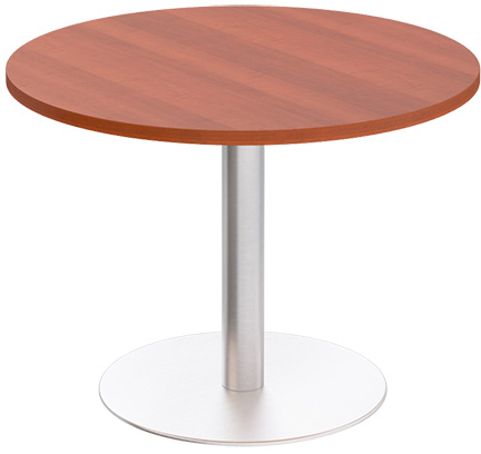 Стол для переговоров круглый на опоре-колонне ПТ-141 Миланский Орех