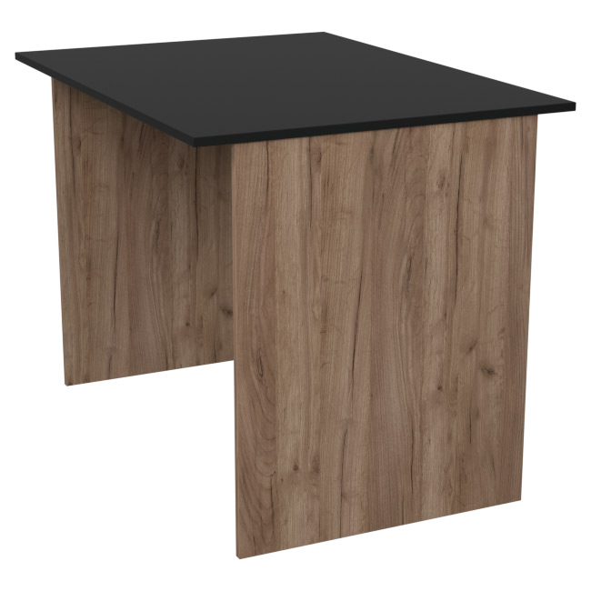 Стол для офиса СТ-2 цвет Дуб Крафт-Черный 100/73/75,4 см