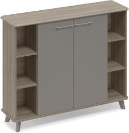 Шкаф средний полузакрытый греденция Вяз-Мокко ТМ 342 ВЛ/ВЛ/МП 150/44/122,4